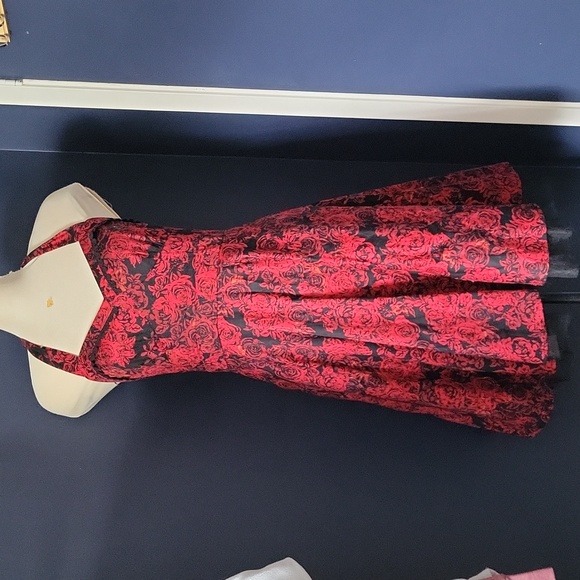 Hot Topic Dresses & Skirts - Hot topic pin up rose dress size large